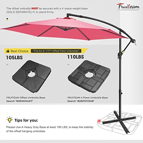 Fruiteam 10ft patio umbrella - fruiteam,